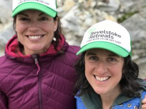 Revelstoke Retreats Guides Beth Purser (left) and Kristin Anthony-Malone (Right)